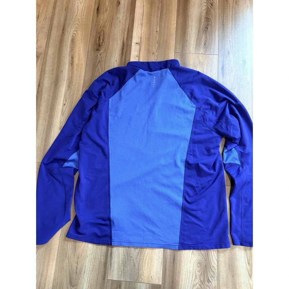The North Face Pullover Mens XL Blue 1/4 Zip VaporWick Performance Stretch Layer